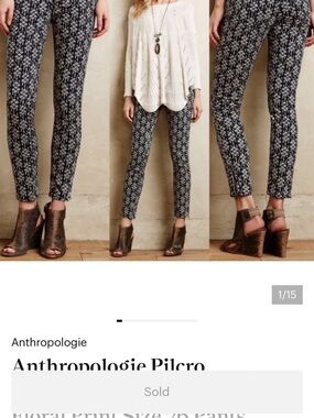 Anthropologie Pilcro Serif and the lettuce press